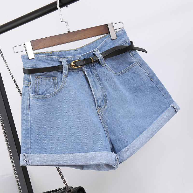 High Waist Denim Casual Shorts