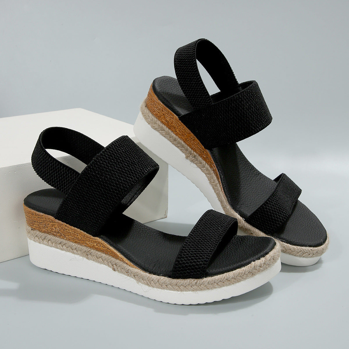 Elastic Hooded Sandals