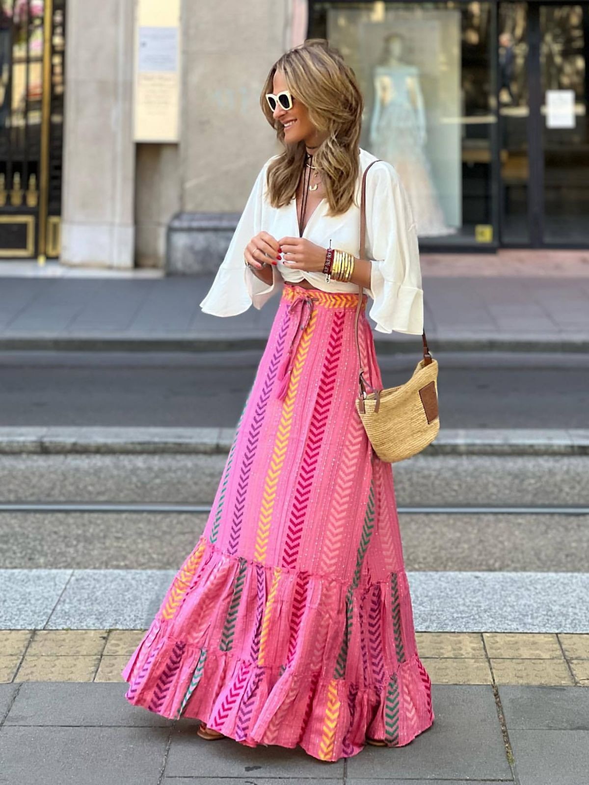 Big Swing Maxi Skirt