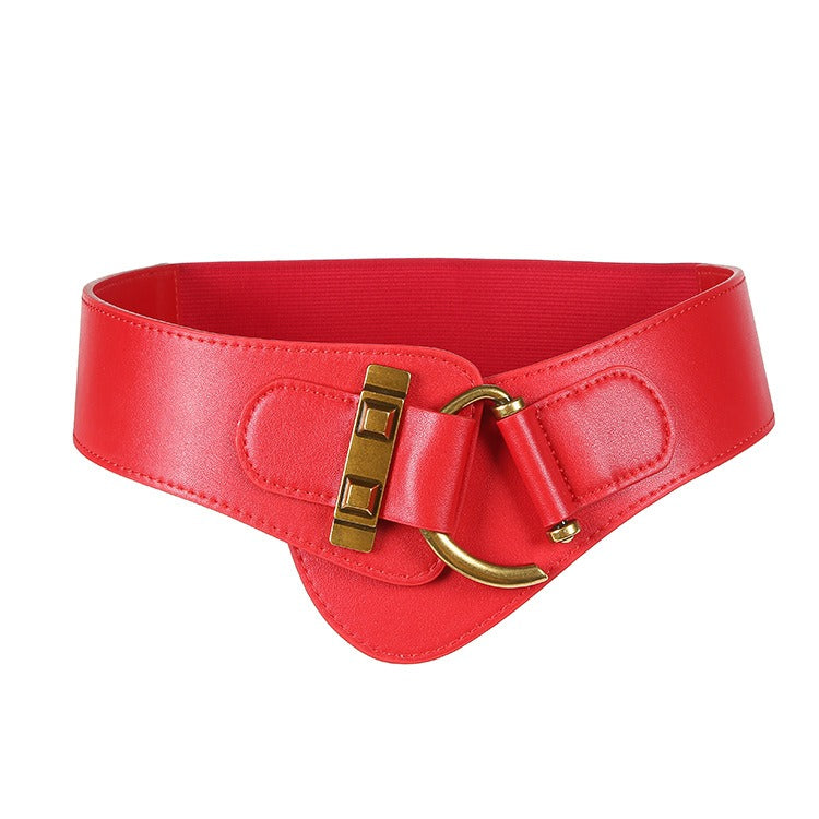 Wide Elastic Waist Belt