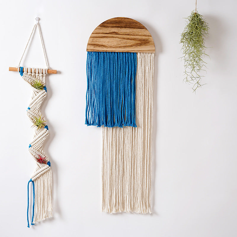 Handmade Minimalist Tassel tapestry