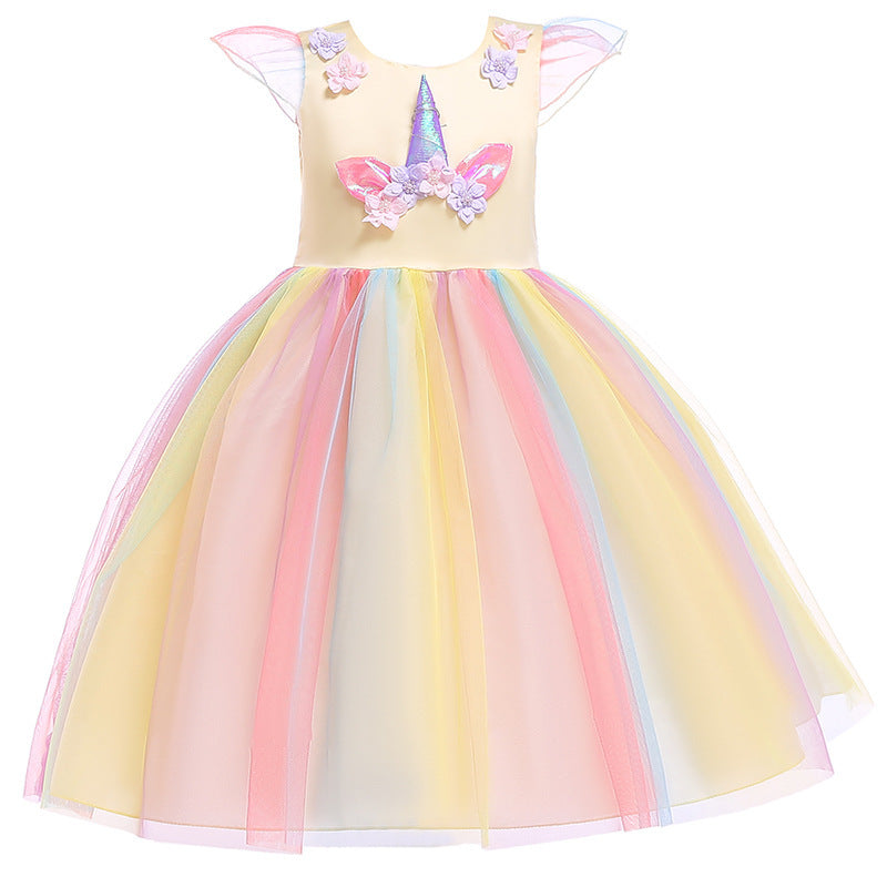 Mesh Unicorn Princess Dress