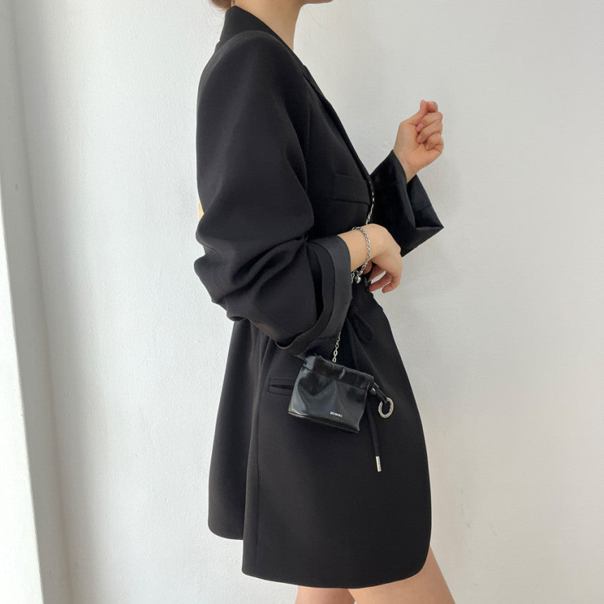 Retro Style Semi-Formal Oversize Blazer