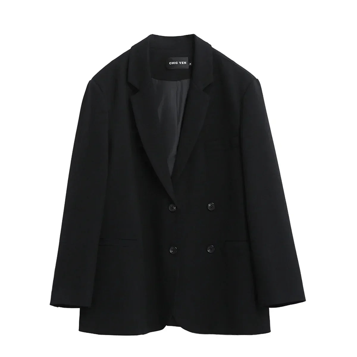 Oversize Double-Breasted Blazer