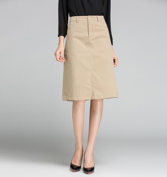 Elastic Hight Waisted Pencil Skirt