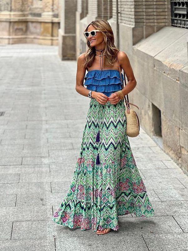 Big Swing Maxi Skirt