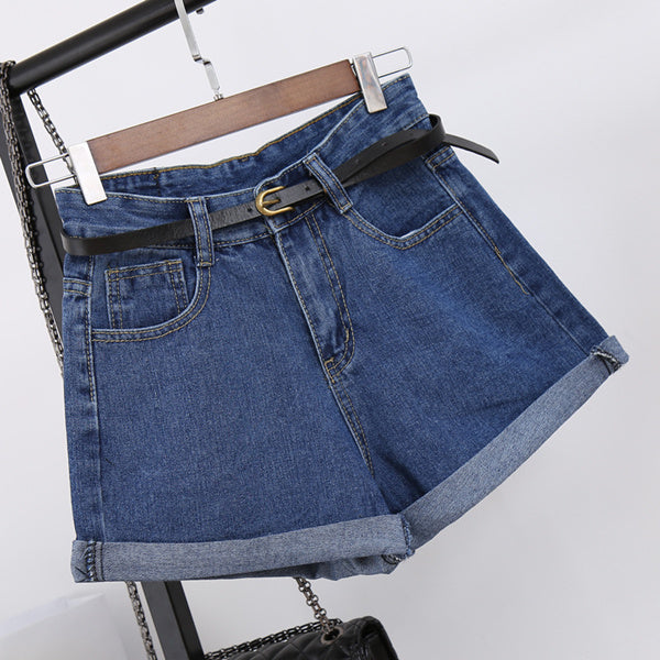 High Waist Denim Casual Shorts