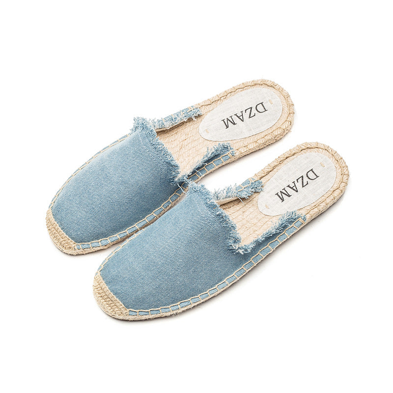 Comfy & Breathable Straw Slippers