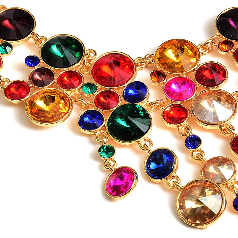 High-End Rhinestones Necklace