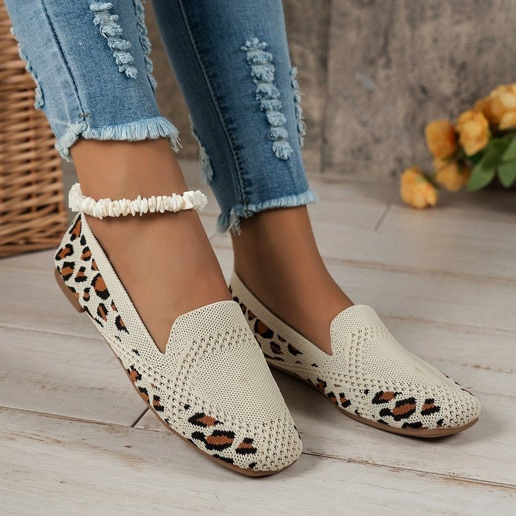 Large Round Toe Flat Sole Shoes