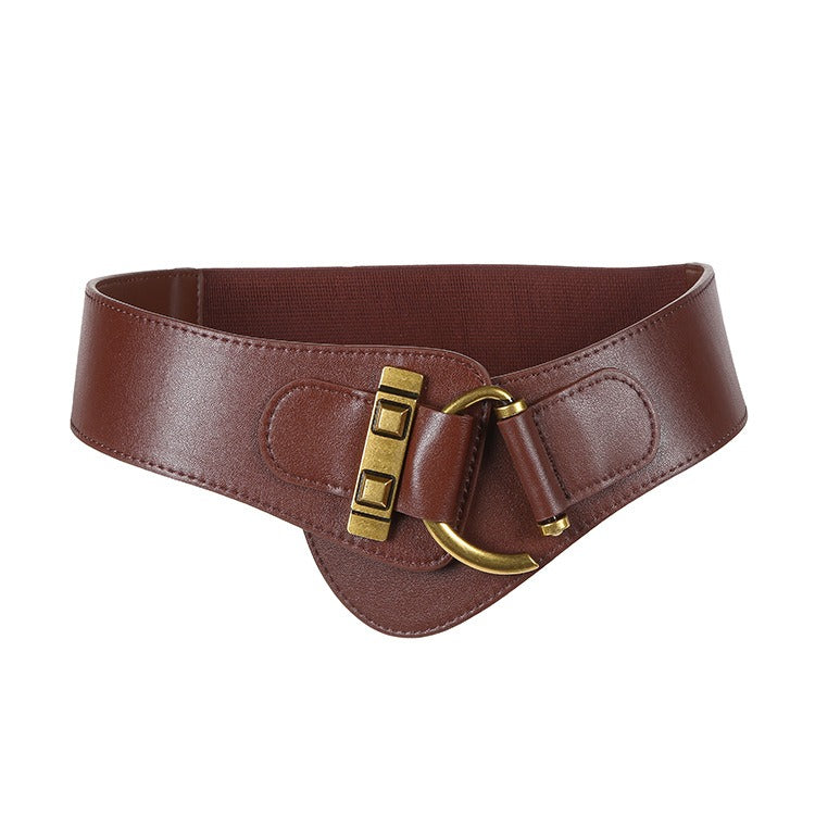 Wide Elastic Waist Belt