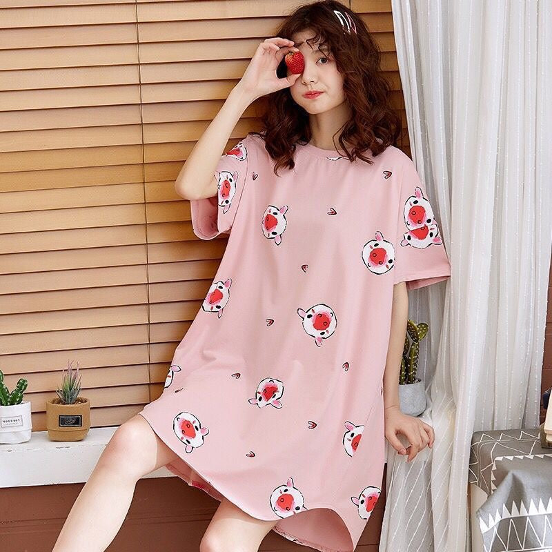 Comfortable loose fit Pajamas Dress