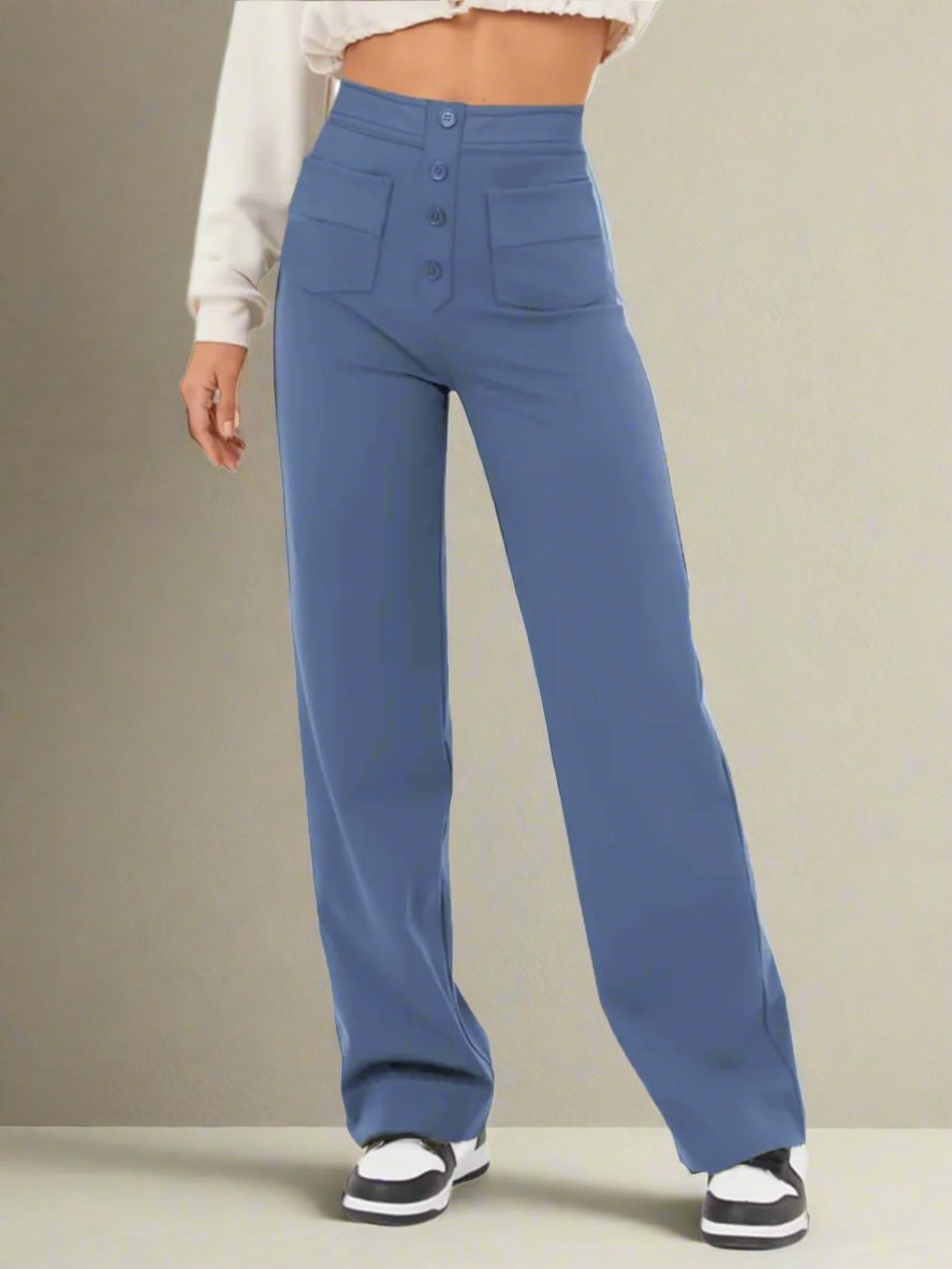 Casual Straight Leg Pants