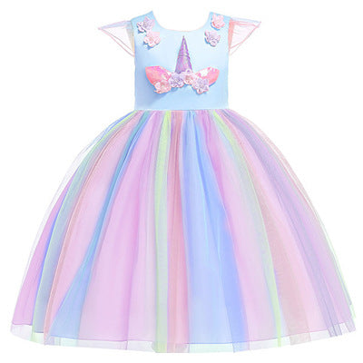 Mesh Unicorn Princess Dress