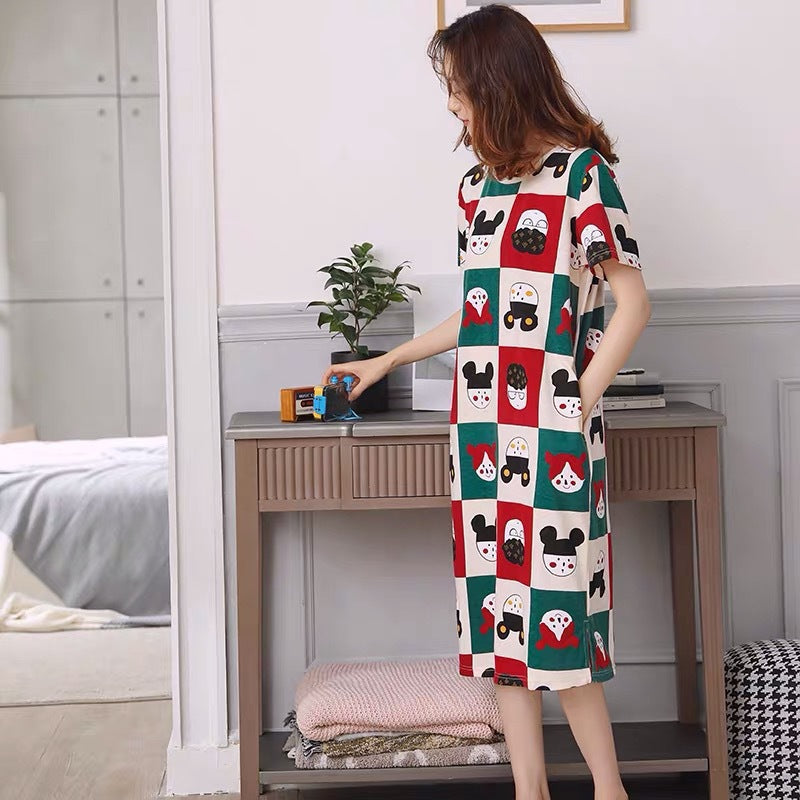 Comfortable loose fit Pajamas Dress