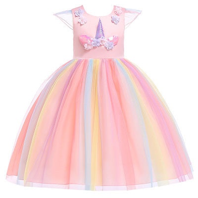 Mesh Unicorn Princess Dress