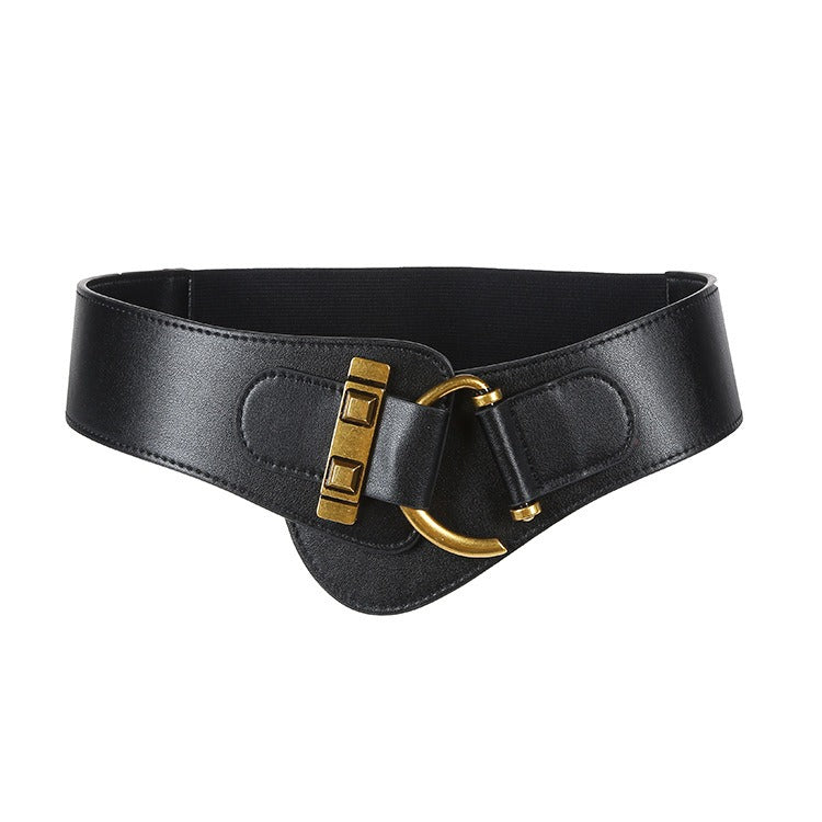 Wide Elastic Waist Belt