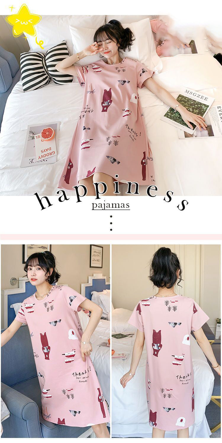 Comfortable loose fit Pajamas Dress