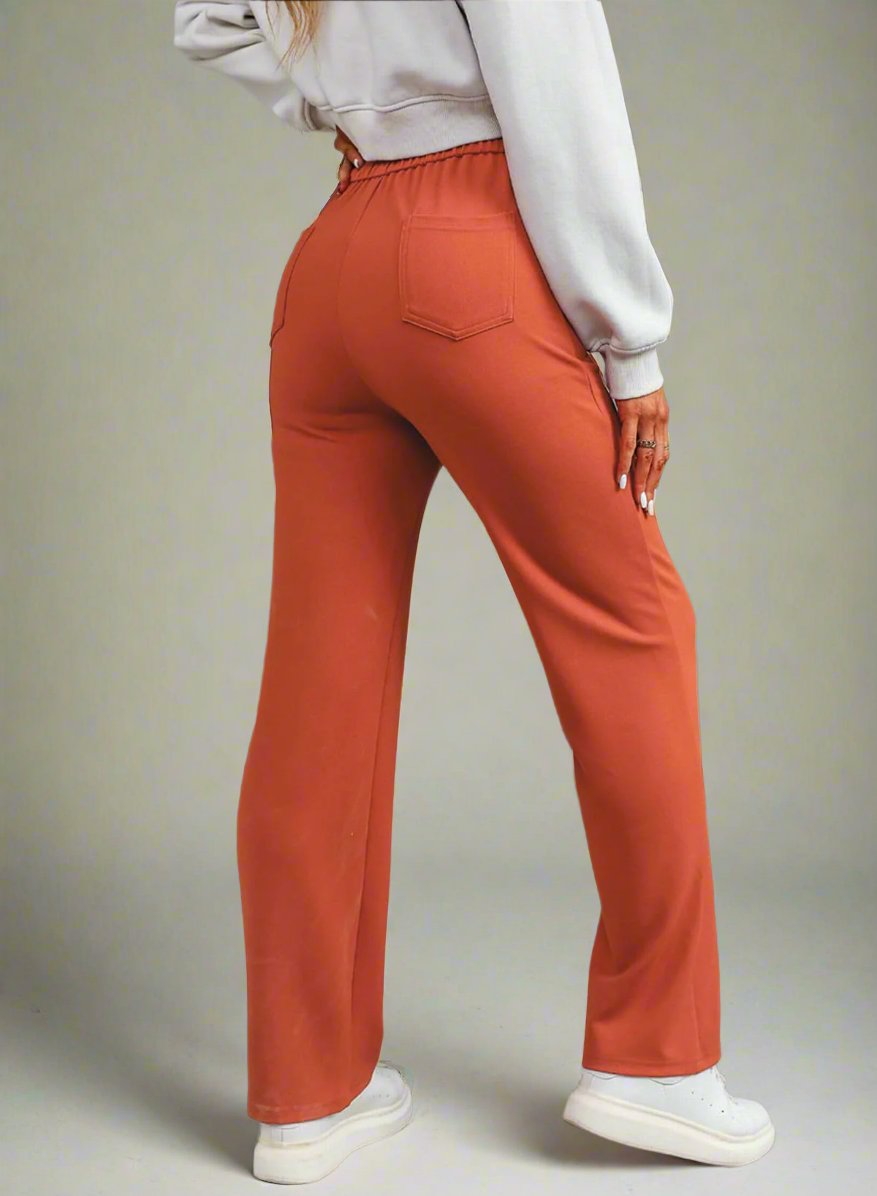 Casual Straight Leg Pants