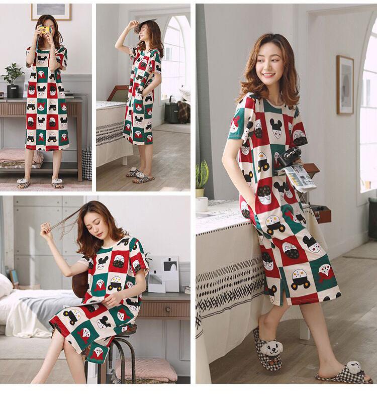 Comfortable loose fit Pajamas Dress