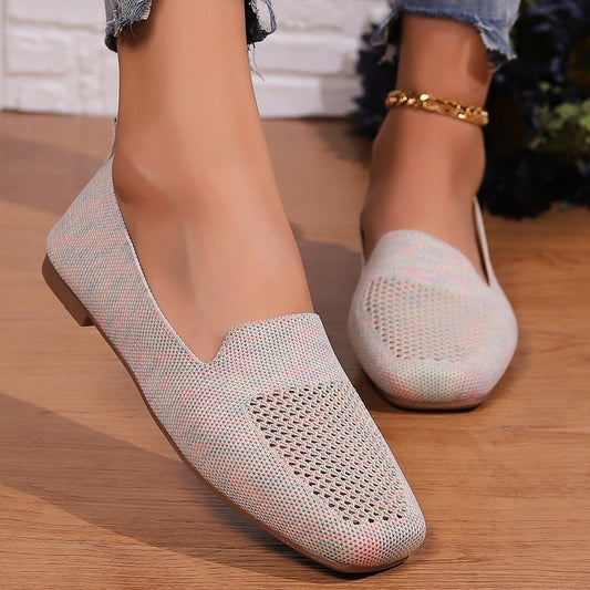 Large Round Toe Flat Sole Shoes