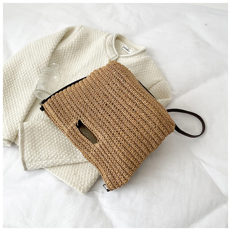 Stylish One-Shoulder Woven Bag