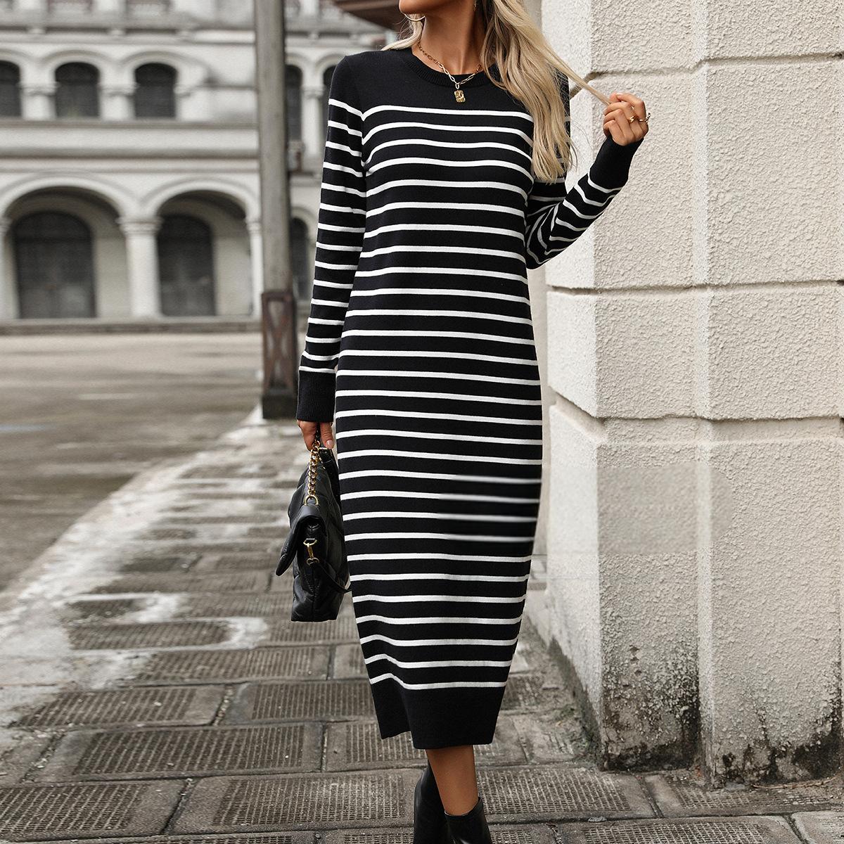 Knitted Sweater Midi Dress