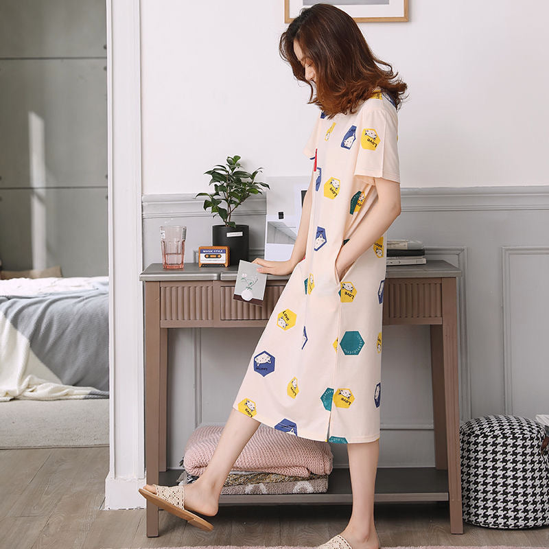 Comfortable loose fit Pajamas Dress