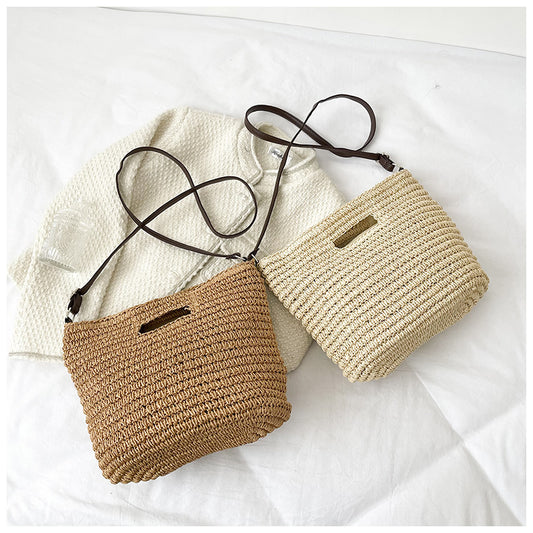 Stylish One-Shoulder Woven Bag