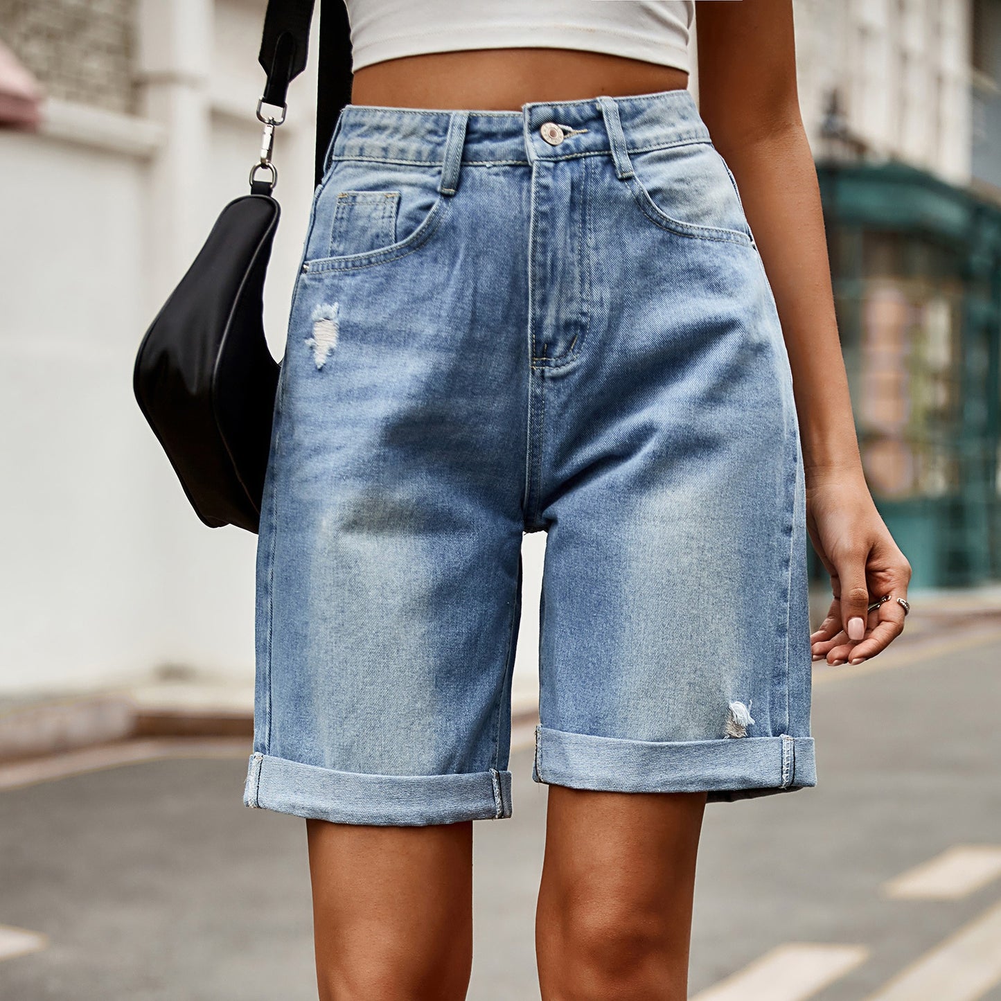 Casual Denim Shorts