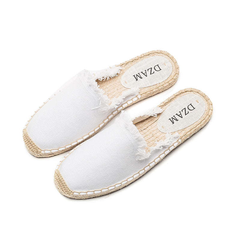 Comfy & Breathable Straw Slippers