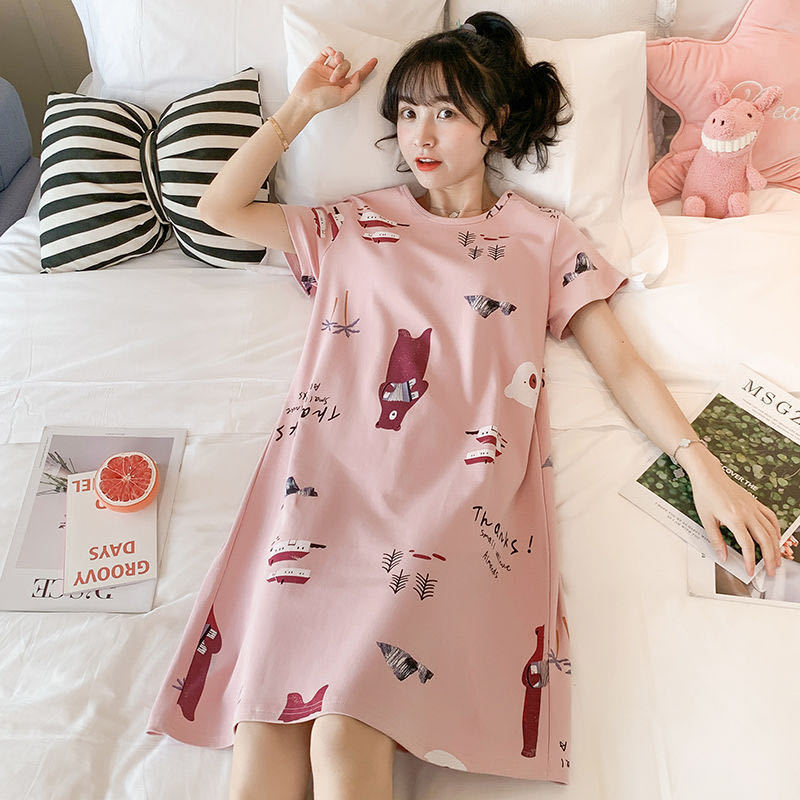 Comfortable loose fit Pajamas Dress