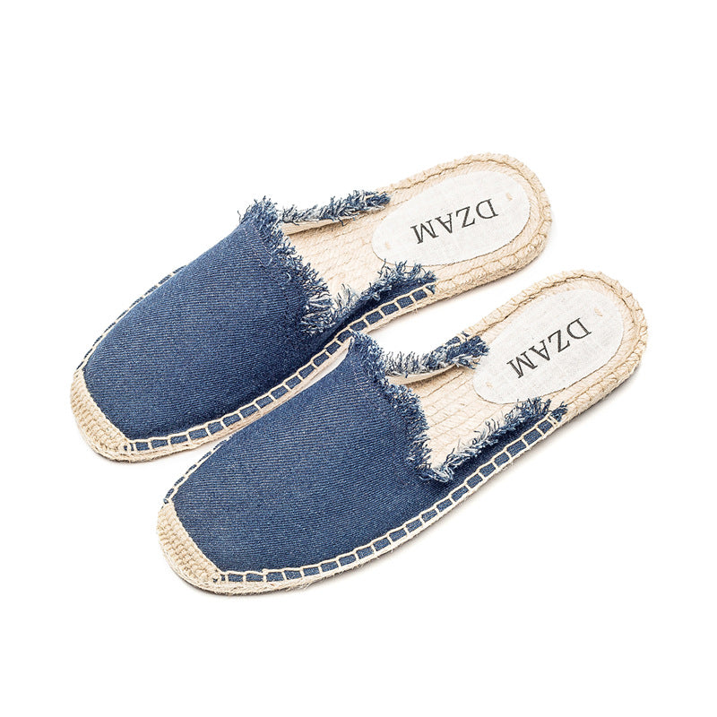 Comfy & Breathable Straw Slippers