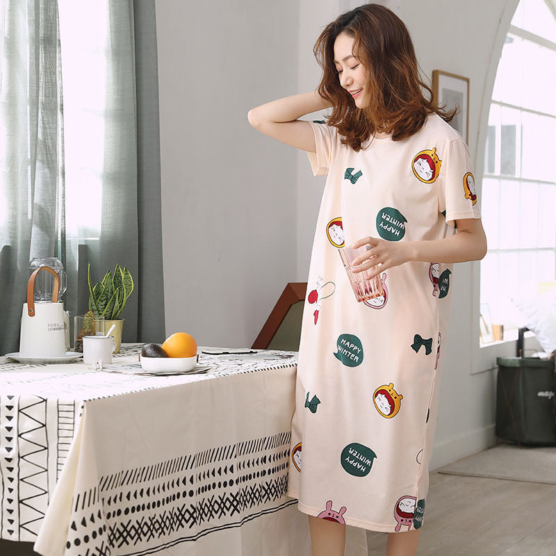 Comfortable loose fit Pajamas Dress