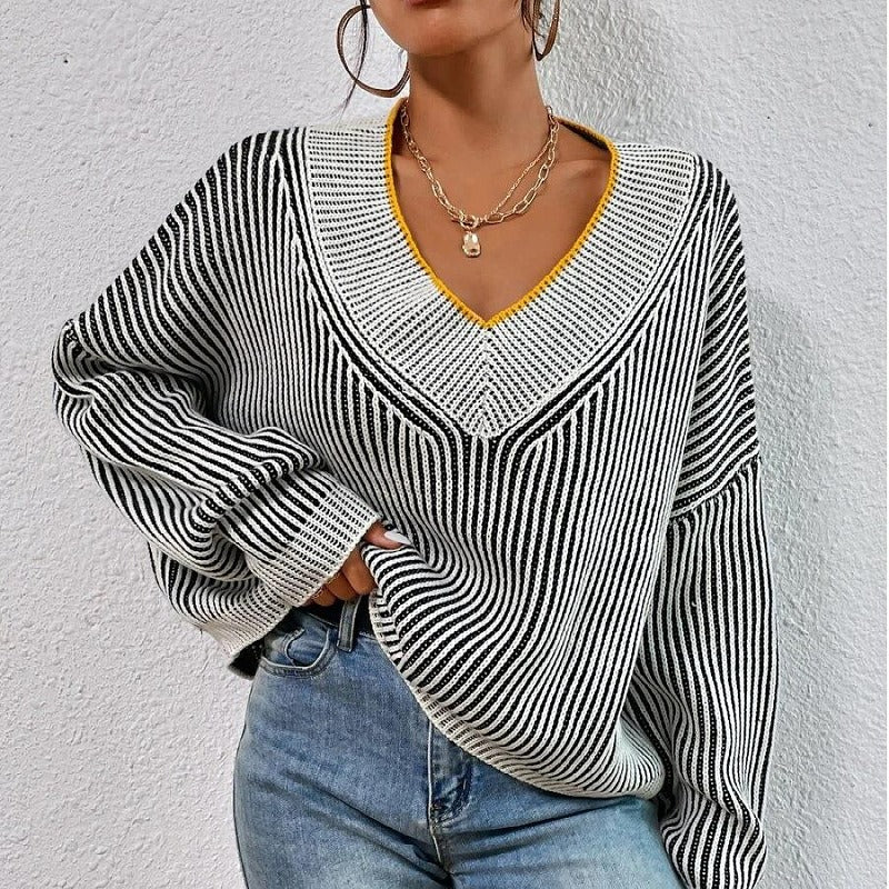 Comfortable & Stylish V-Neck Sweater