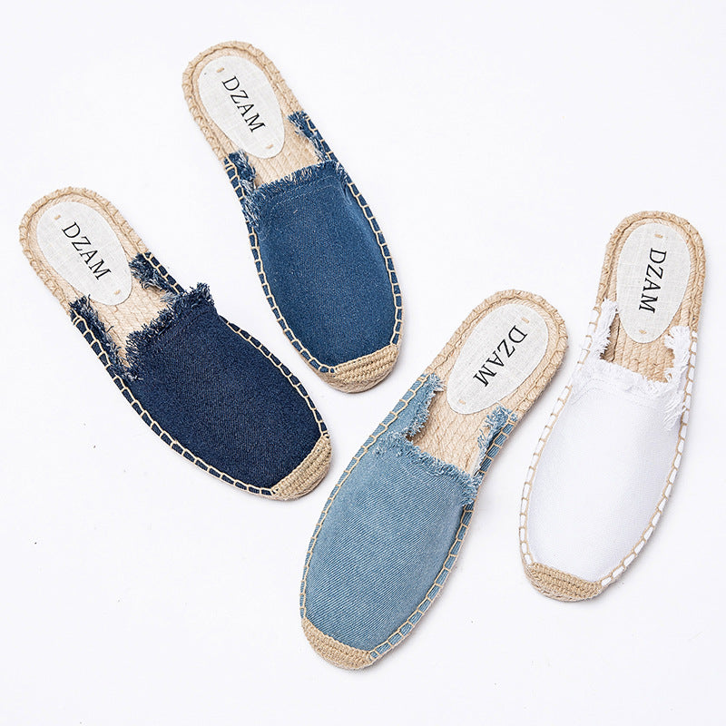 Comfy & Breathable Straw Slippers