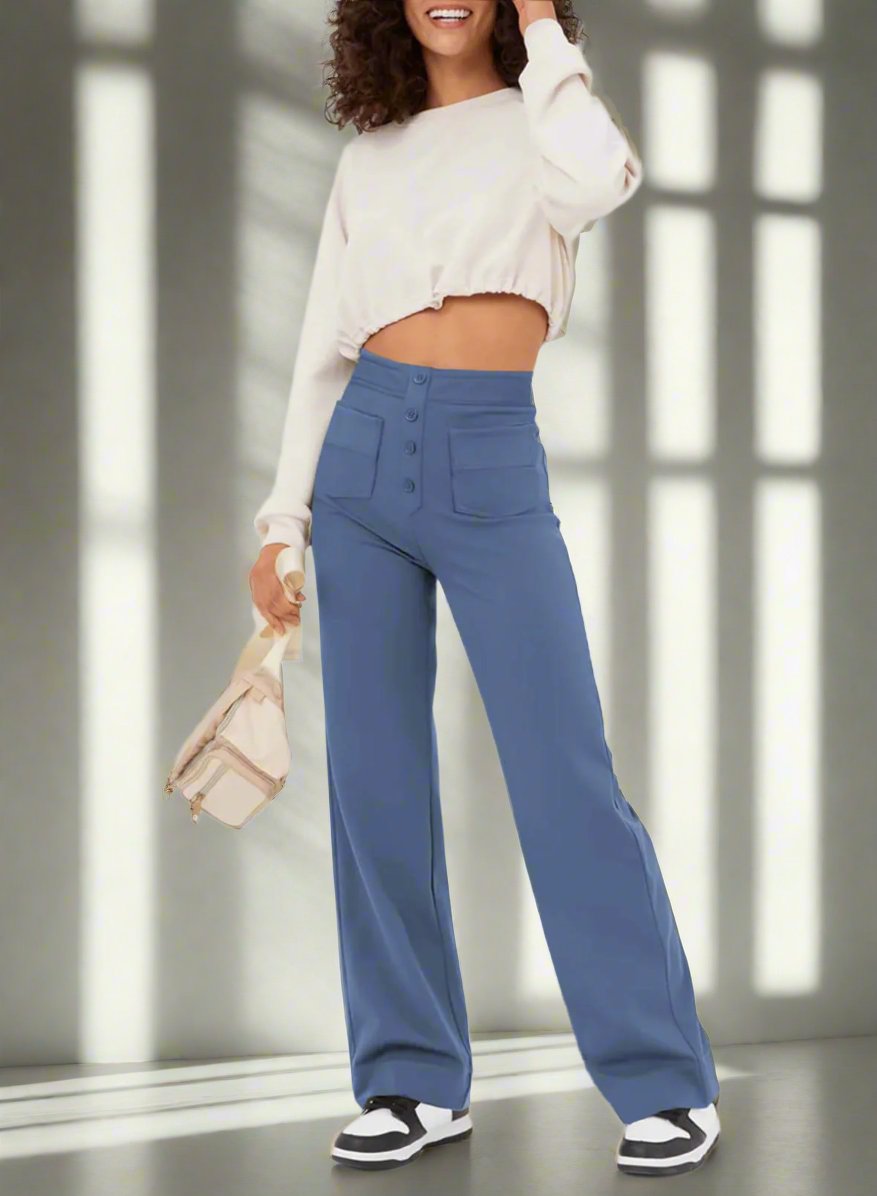 Casual Straight Leg Pants