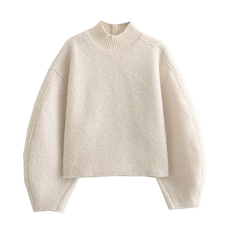 Cozy Turtle Neck Sweatshirt