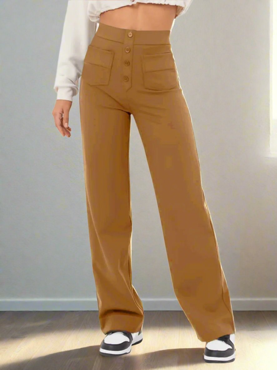 Casual Straight Leg Pants