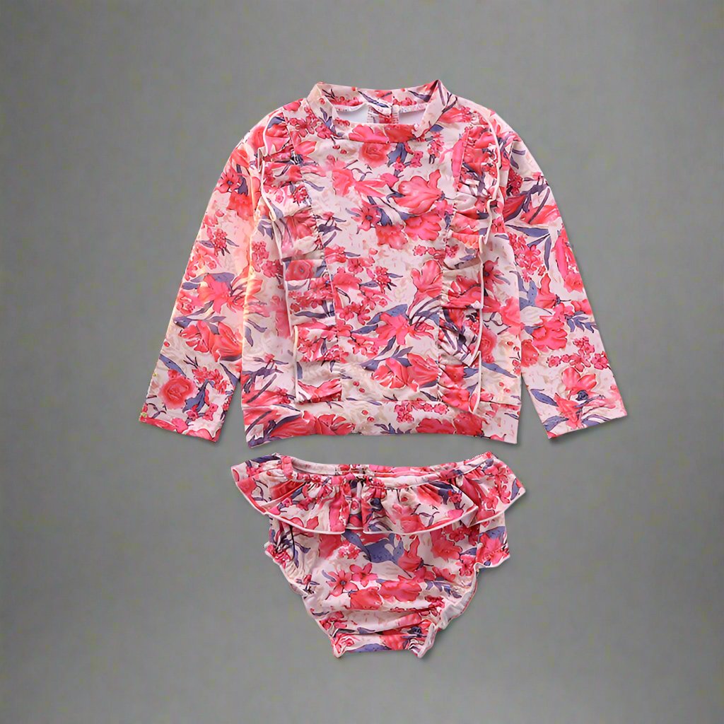 Long Sleeve Two-Piece Swimming suit