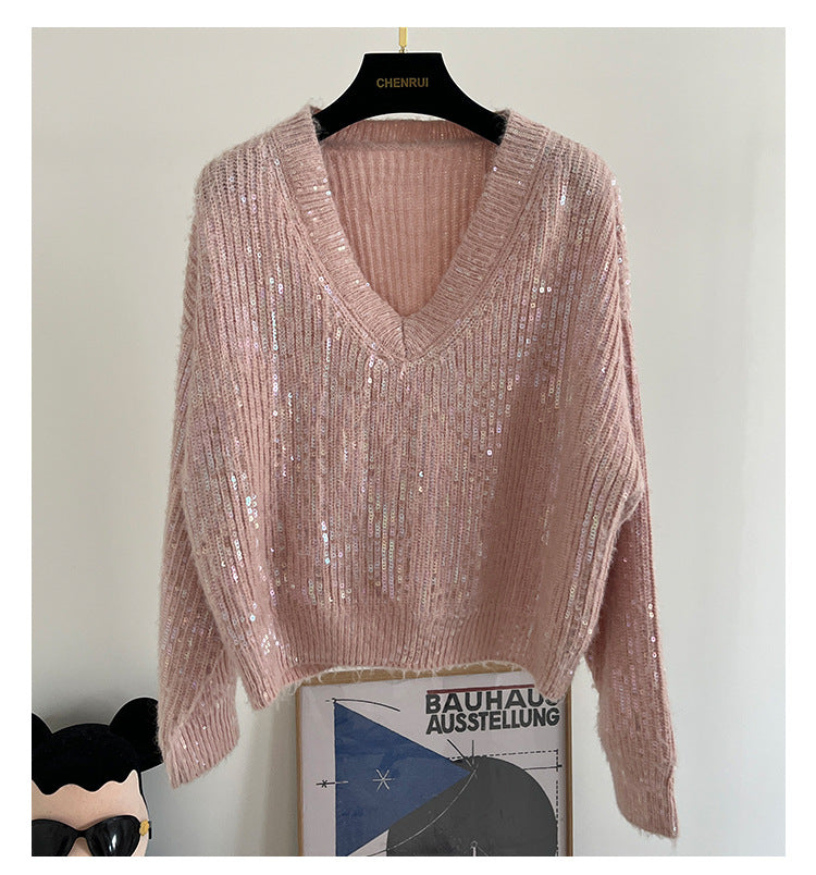 Soft Mohair Wool Blend Sweater