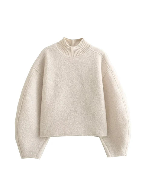 Cozy Turtle Neck Sweatshirt