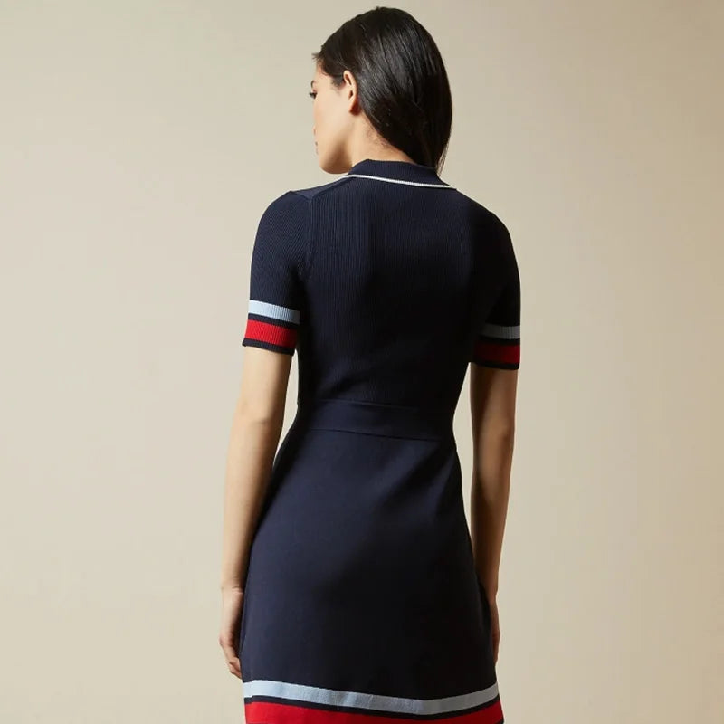 Classic & Sporty Knit Dress.