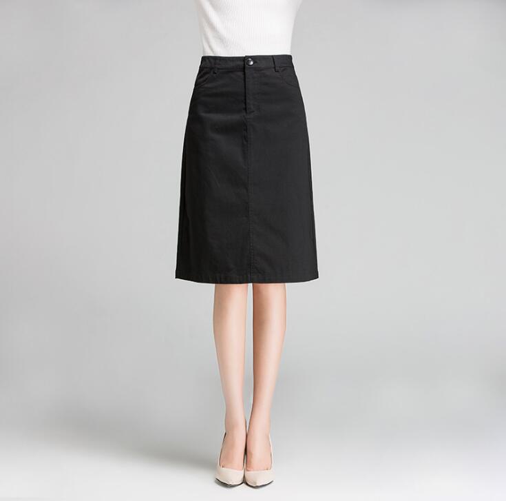 Elastic Hight Waisted Pencil Skirt