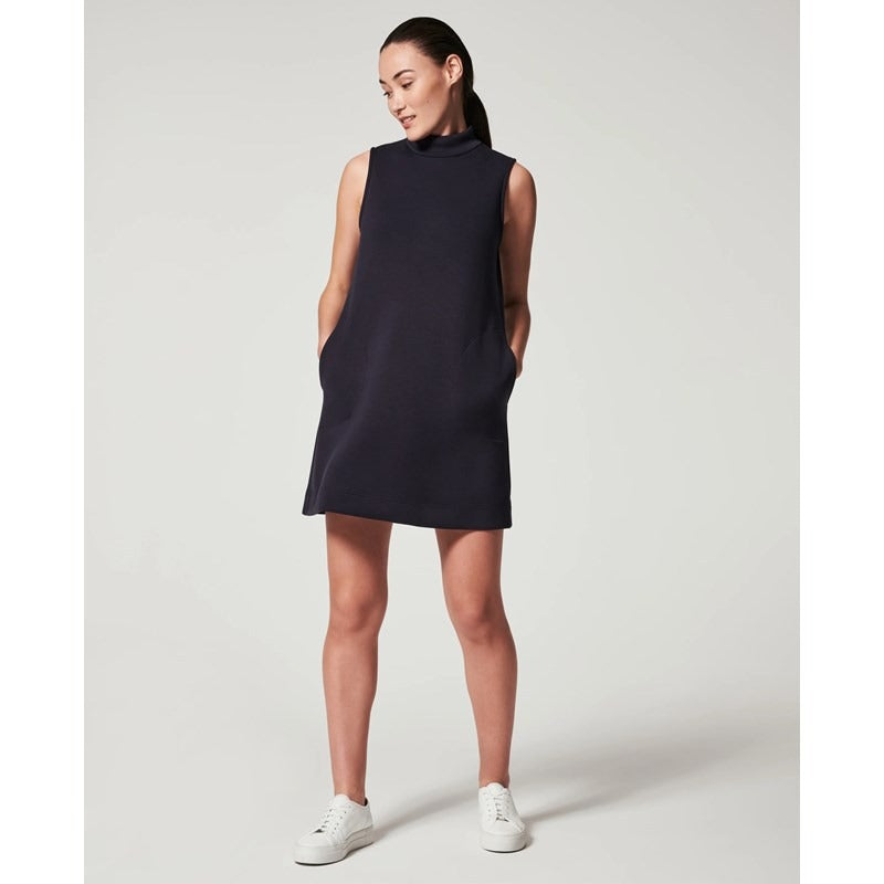 All Match Round neck pullover sleeveless short dress