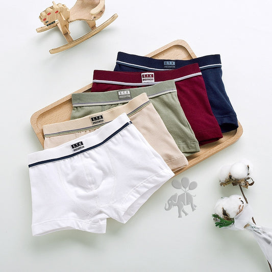 Boys Underwear, Cotton Boxer