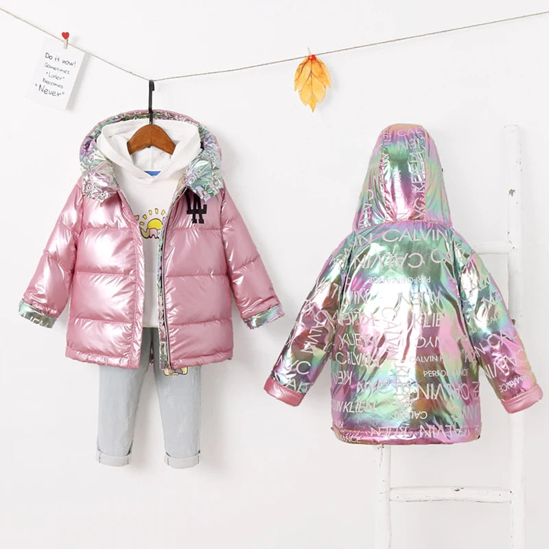 Double-sided Hooded Jackets Coats