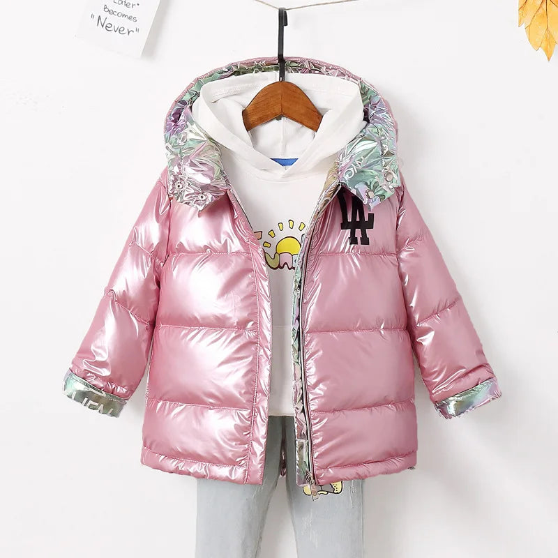 Double-sided Hooded Jackets Coats