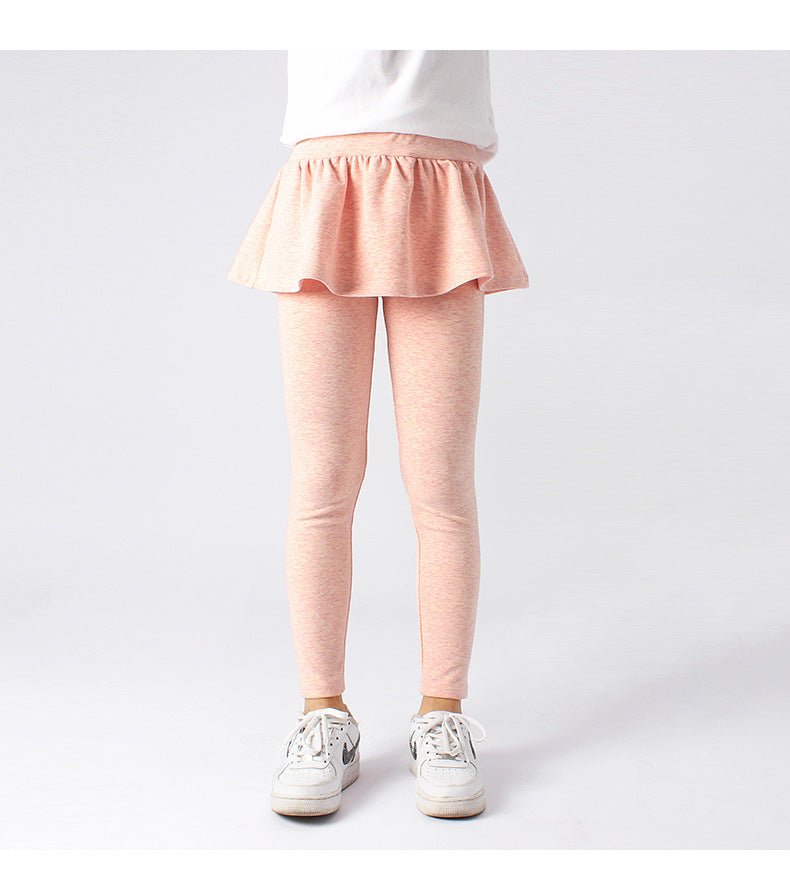 Cotton Skirt Pants