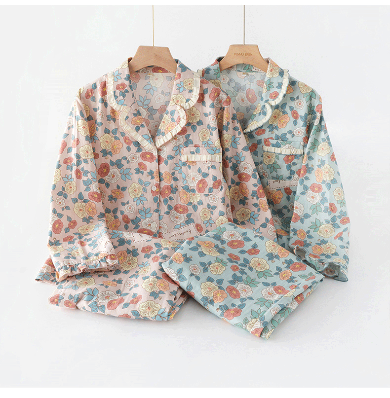 Cotton Pajamas, Two-Piece Set